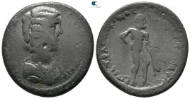 Lydia. Uncertain mint or Thyateira  . Julia Domna, wife of Septimius Severus AD 193-217. Bronze Æ