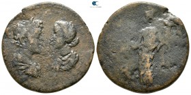 Caria. Uncertain mint or Stratonikeia. Caracalla, with Plautilla AD 198-217. Bronze Æ