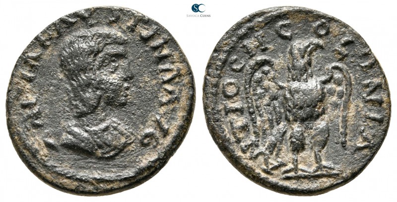 Pisidia. Antioch. Annia Faustina AD 221. 
Bronze Æ

17 mm., 2,09 g.



ve...