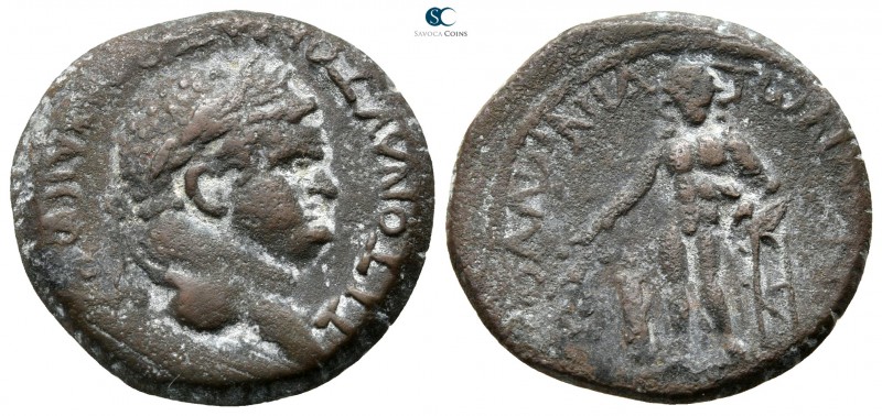 Pisidia. Apollonia Mordiaion . Titus AD 79-81. 
Bronze Æ

27 mm., 5,96 g.

...