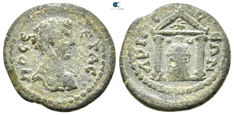 Pisidia. Ariassos . Geta as Caesar AD 197-209. 
Bronze Æ

18 mm., 3,73 g.

...