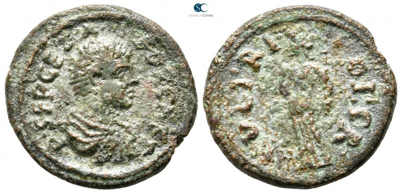 Pisidia. Kremna . Geta as Caesar AD 197-209. 
Bronze Æ

21 mm., 5,03 g.


...