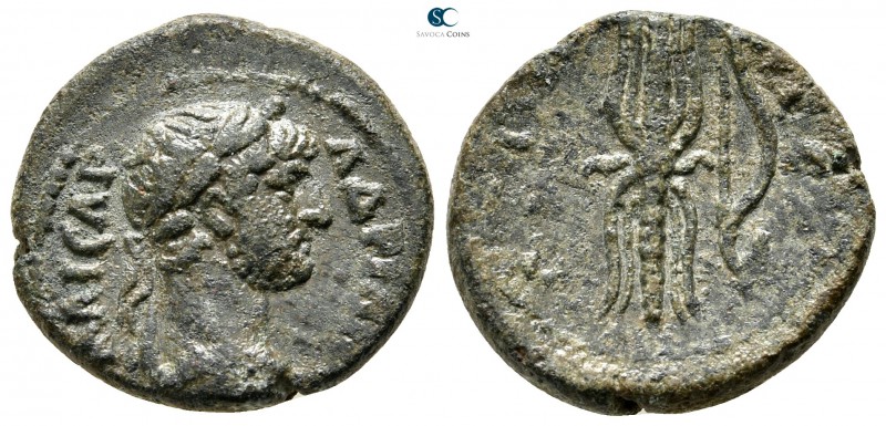 Pisidia. Selge . Hadrian AD 117-138. 
Bronze Æ

21 mm., 5,65 g.



very f...