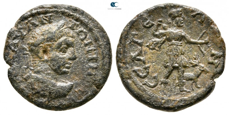 Pisidia. Selge . Caracalla AD 198-217. 
Bronze Æ

17 mm., 4,23 g.



very...