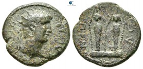 Pamphylia. Aspendos . Nero AD 54-68. Bronze Æ