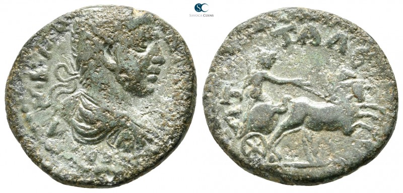 Pamphylia. Attaleia . Caracalla AD 198-217. 
Bronze Æ

21 mm., 6,15 g.


...
