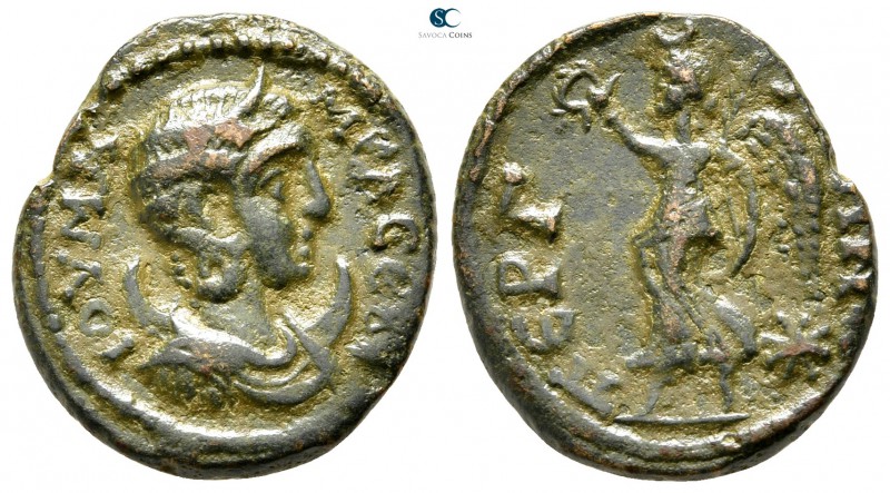 Pamphylia. Perge. Julia Mamaea AD 225-235. 
Bronze Æ

20 mm., 4,13 g.



...