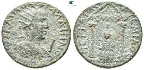 Pamphylia. Perge. Gallienus AD 253-268. Decassarion Æ
