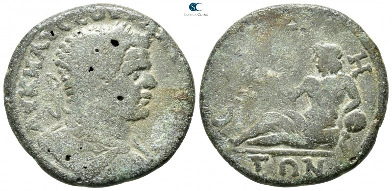 Pamphylia. Side . Caracalla AD 198-217. 
Bronze Æ

29 mm., 12,58 g.



ne...