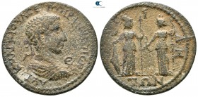 Pamphylia. Side . Philip II AD 247-249. Pentassarion Æ
