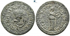 Pamphylia. Side . Salonina AD 254-268. 11 Assaria Æ
