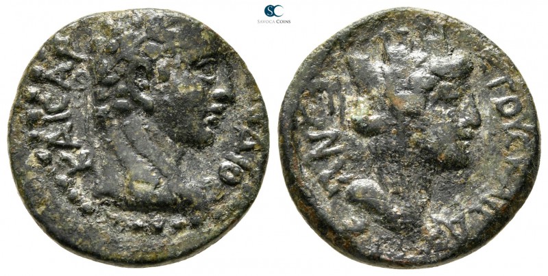 Cilicia. Uncertain Caesarea. Claudius AD 41-54. 
Bronze Æ

18 mm., 5,50 g.
...
