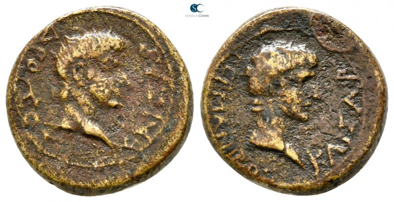 Mysia. Pergamon. Germanicus, with Drusus 4 BC-AD 19. 
Bronze Æ

16 mm., 3,69 ...