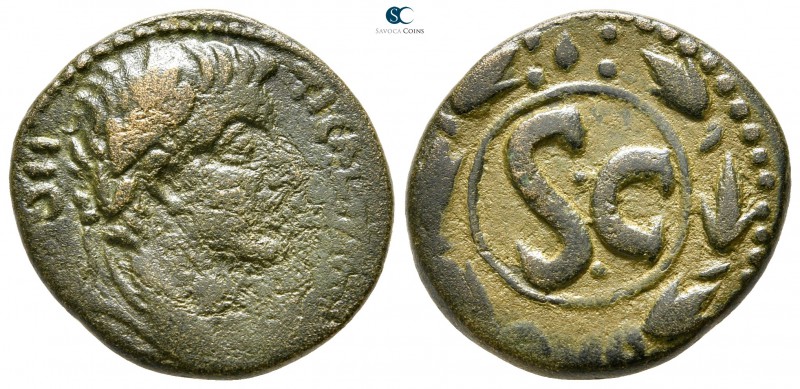Seleucis and Pieria. Antioch. Tiberius AD 14-37. 
Bronze Æ

21 mm., 6,77 g.
...
