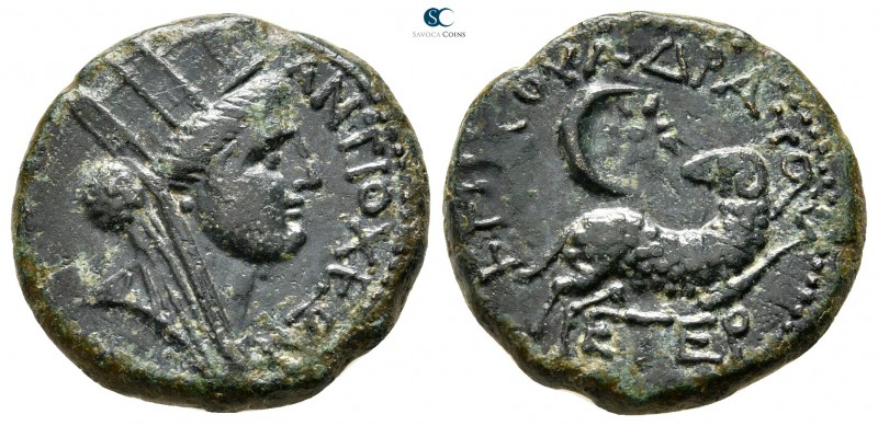 Seleucis and Pieria. Antioch. Pseudo-autonomous issue circa AD 54-68. 
Bronze Æ...