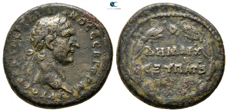 Seleucis and Pieria. Antioch. Trajan AD 98-117. 
Bronze Æ

22 mm., 6,80 g.
...