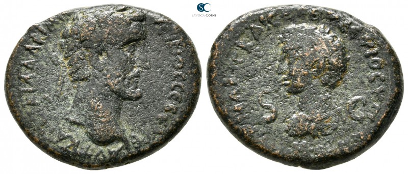 Seleucis and Pieria. Antioch. Antoninus Pius with Marcus Aurelius, as Caesar AD ...
