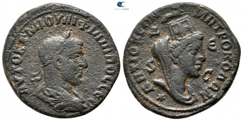 Seleucis and Pieria. Antioch. Philip I Arab AD 244-249. 
Bronze Æ

28 mm., 15...