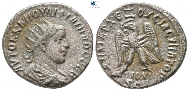 Seleucis and Pieria. Antioch. Philip II AD 247-249. 
Tetradrachm BI

23 mm., ...