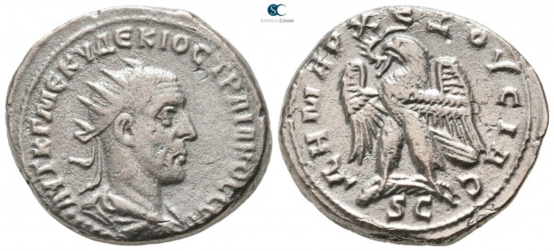 Seleucis and Pieria. Antioch. Trajan Decius AD 249-251. 
Tetradrachm BI

26 m...