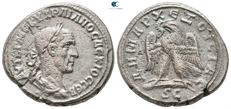 Seleucis and Pieria. Antioch. Trajan Decius AD 249-251. 
Tetradrachm BI

27 m...