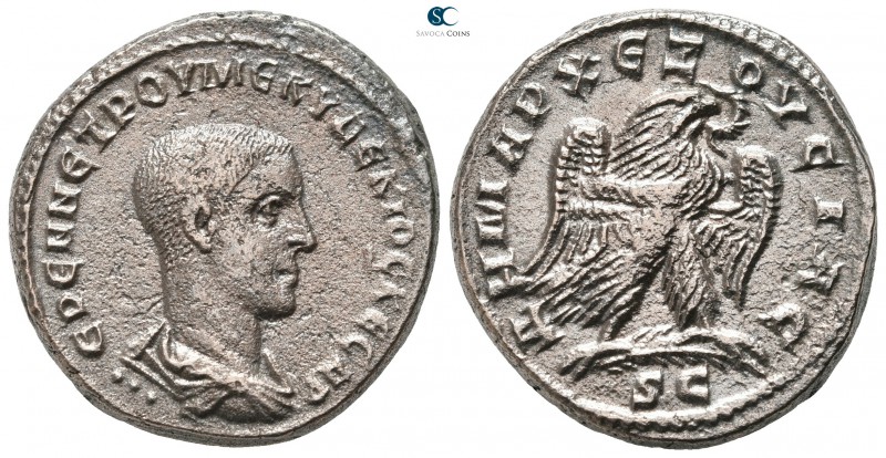 Seleucis and Pieria. Antioch. Herennius Etruscus AD 251-251. 
Tetradrachm BI
...