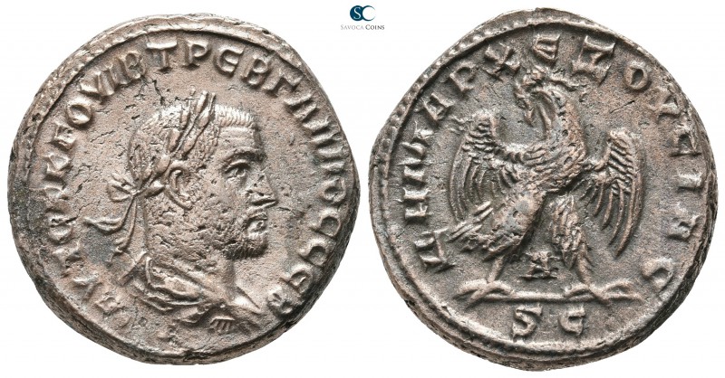 Seleucis and Pieria. Antioch. Trebonianus Gallus AD 251-253. 
Tetradrachm BI
...