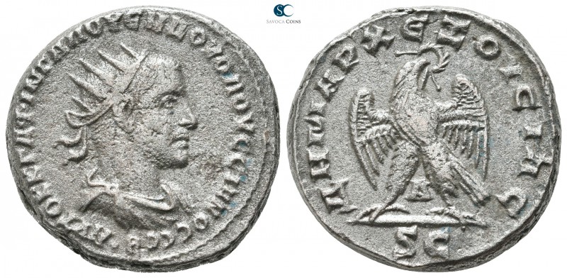 Seleucis and Pieria. Antioch. Volusianus AD 251-253. 
Tetradrachm BI

25 mm.,...
