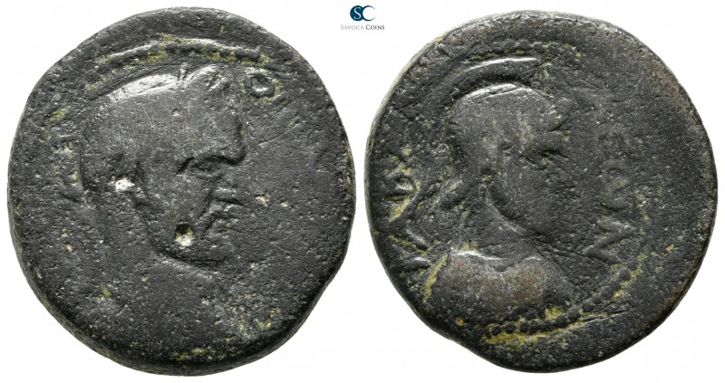 Seleucis and Pieria. Gabala AD 217-218. Macrinus (?)
Bronze Æ

27 mm., 14,71 ...