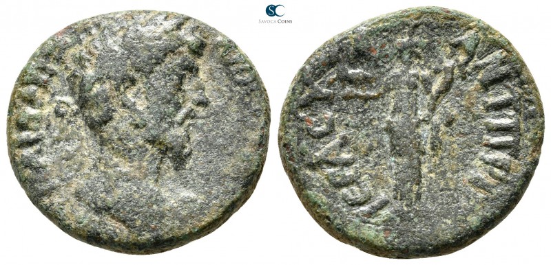 Decapolis. Antiochia ad Hippum AD 161-169. Lucius Verus (?)
Bronze Æ

22 mm.,...