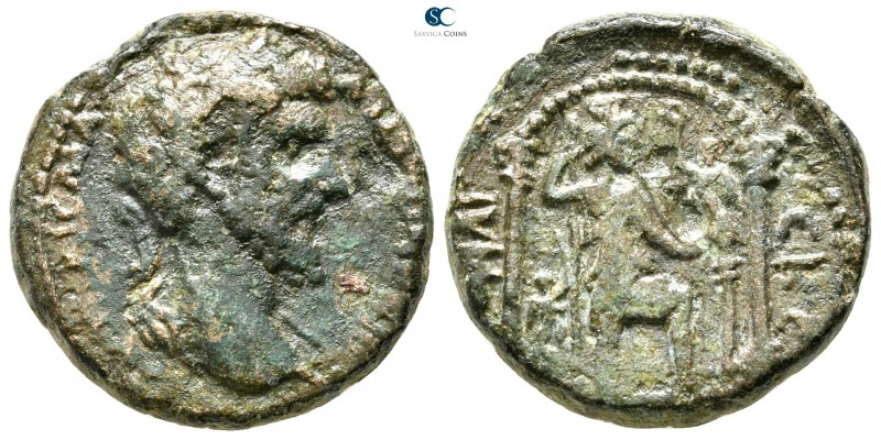 Decapolis. Gadara. Marcus Aurelius AD 161-180. 
Bronze Æ

22 mm., 9,93 g.

...