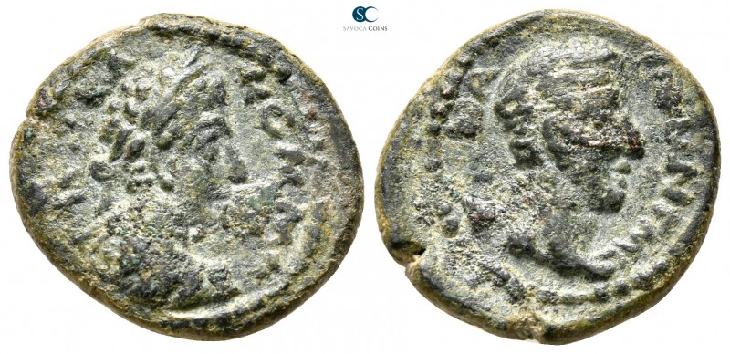 Decapolis. Gadara. Commodus AD 180-192. 
Bronze Æ

18 mm., 4,77 g.



ver...