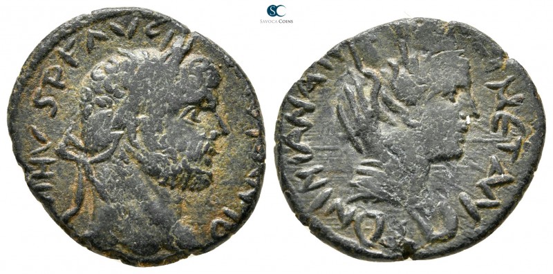 Mesopotamia. Carrhae. Caracalla AD 198-217. 
Bronze Æ

20 mm., 4,00 g.


...