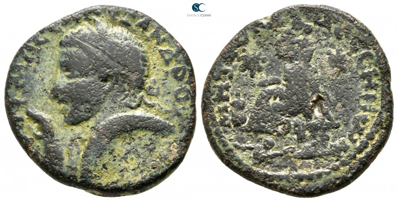 Mesopotamia. Edessa. Severus Alexander AD 222-235. 
Bronze Æ

23 mm., 9,02 g....