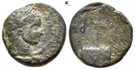 Mesopotamia. Rhesaena circa AD 211-222. Caracalla or Elagabalus. Bronze Æ