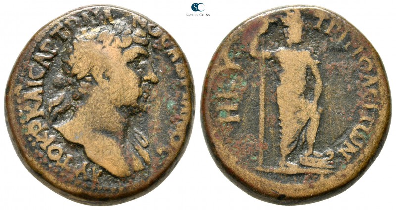 Phoenicia. Tripolis. Hadrian AD 117-138. 
Bronze Æ

25 mm., 13,37 g.



n...