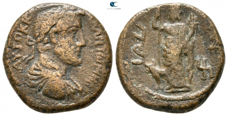 Judaea. Gaza. Antoninus Pius AD 138-161. 
Bronze Æ

22 mm., 9,16 g.



ne...