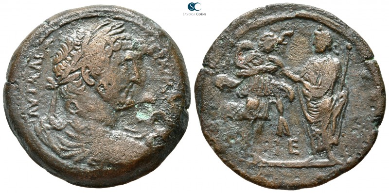 Egypt. Alexandria. Hadrian AD 117-138. 
Drachm Æ

33 mm., 21,09 g.



ver...