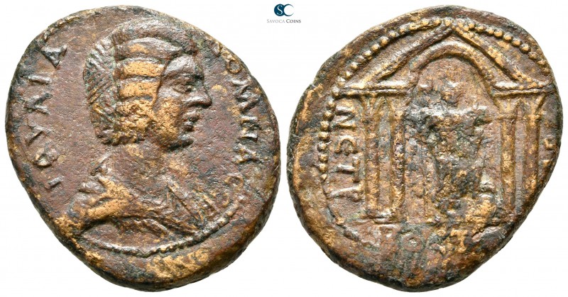 Arabia. Bostra. Julia Domna, wife of Septimius Severus AD 193-217. 
Bronze Æ
...