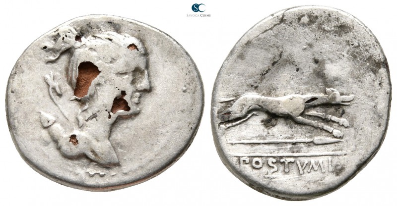 C. Postumius 73 BC. Rome
Fourreè Denarius

20 mm., 3,32 g.



nearly very...