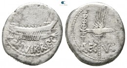 Mark Antony 32-31 BC. Rome. Denarius AR