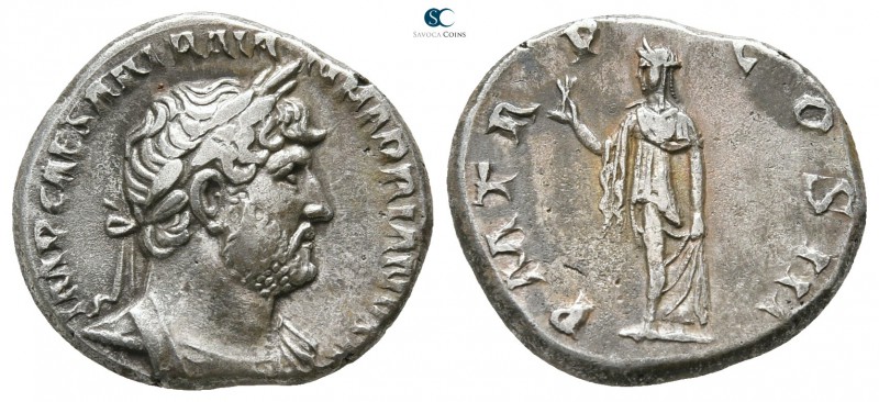 Hadrian AD 117-138. Rome
Denarius AR

17 mm., 3,24 g.



very fine