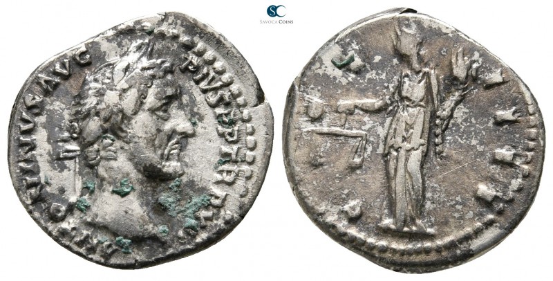 Antoninus Pius AD 138-161. Rome
Denarius AR

18 mm., 3,14 g.



nearly ve...