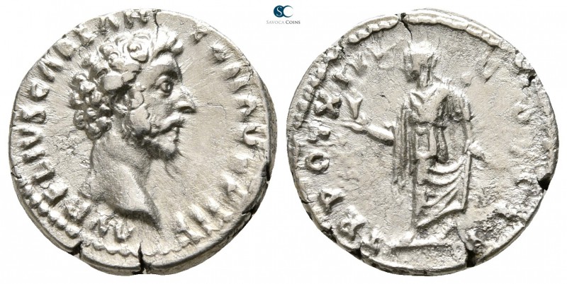 Marcus Aurelius as Caesar AD 139-161. Rome
Denarius AR

17 mm., 2,99 g.


...