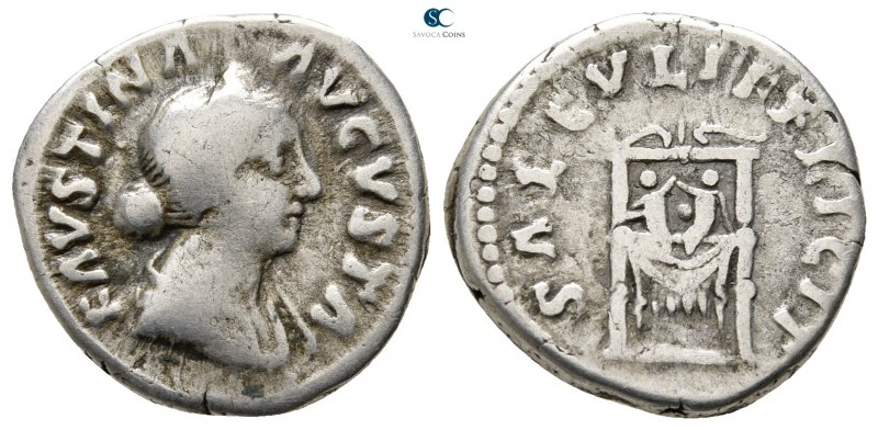 Faustina II AD 147-175. Rome
Denarius AR

18 mm., 3,38 g.



nearly very ...