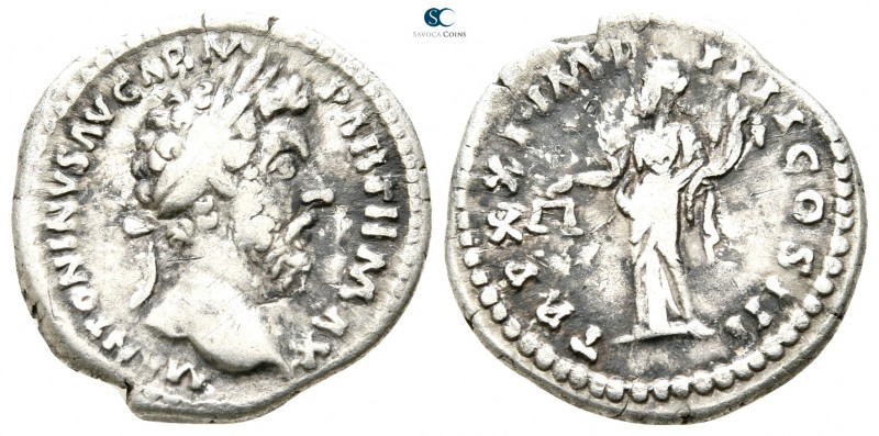 Marcus Aurelius AD 161-180. Rome
Denarius AR

19 mm., 2,90 g.



nearly v...