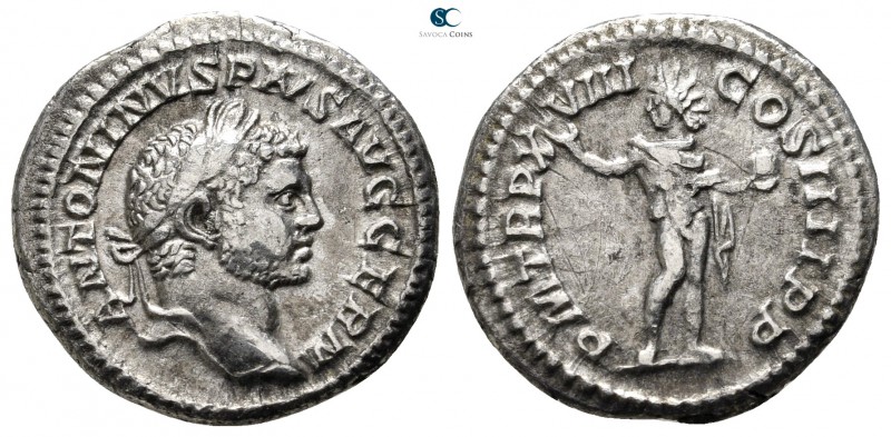 Caracalla AD 198-217. Rome
Denarius AR

18 mm., 2,97 g.



very fine