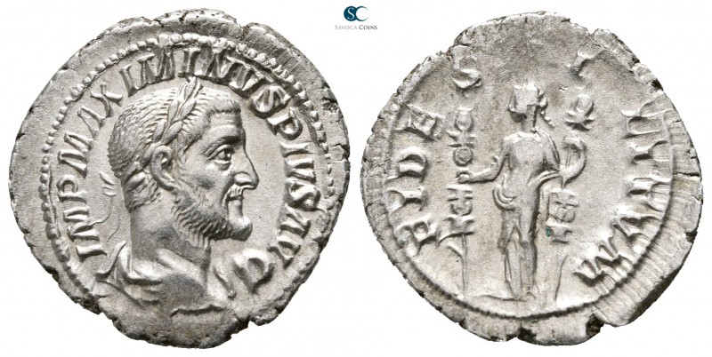 Maximinus I Thrax AD 235-238. Rome
Denarius AR

20 mm., 2,66 g.



very f...