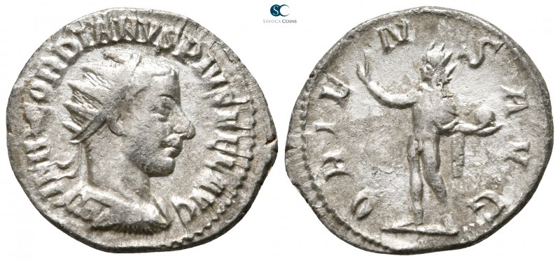 Gordian III AD 238-244. Antioch
Antoninianus AR

23 mm., 3,11 g.



nearl...