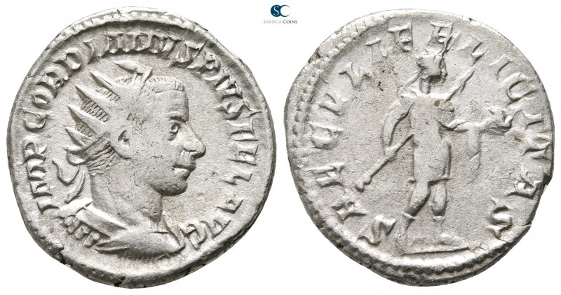 Gordian III AD 238-244. Antioch
Antoninianus AR

22 mm., 4,04 g.



very ...